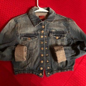 Crop length Jean Jacket Sz S